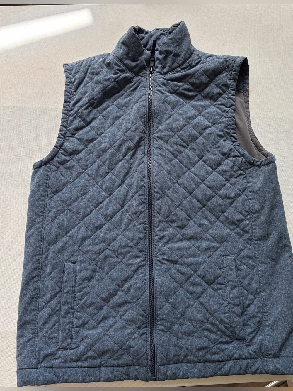 Vineyard Vines Women’s Quilted Zip Vest Blue